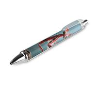 ERSTSNCK Devil's Flower Mantis Black Ballpoint Pens Fine Point (0.5mm) Black Ink Pen Retractable Ball Point Pens with Comfortable Full Grip for Journaling, And Office Writing Ideal 1 PCS