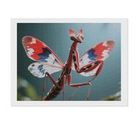ERSTSNCK Devil's Flower Mantis Diamond Painting Kits for Adults 12"x16" 5D Diamond Art Kits for Beginners DIY Full Drill Round Diamonds Gem Art Crafts Painting for Home Wall Decor
