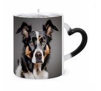 ERSTSNCK Dog Breed Color Changing Mug Heat Changing Coffee Mugs Funny Magic Cup Heat Sensitive Travel Mug Novelty Coffee Cups Personalized Customized Gift Idea for Men & Women 11 Oz