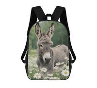 ERSTSNCK Donkey in Daisy Bush Laptop Backpack for Travel Work Cute Bookbag Computer Backpack Casual Daypack