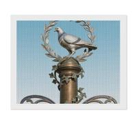 ERSTSNCK Dove on Ivy Column Diamond Painting Kits for Adults 16"x20" 5D Diamond Art Kits for Beginners DIY Full Drill Round Diamonds Gem Art Crafts Painting for Home Wall Decor