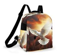 ERSTSNCK Dove Sun Art Small Backpack for Women Mini Backpack Purse Travel Fashion Roomy Shoulder Handbag
