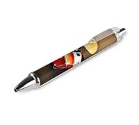 ERSTSNCK Drum Set-standard Black Ballpoint Pens Fine Point (0.5mm) Black Ink Pen Retractable Ball Point Pens with Comfortable Full Grip for Journaling, And Office Writing Ideal 1 PCS