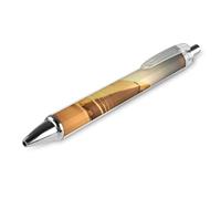 ERSTSNCK Egyptian Pyramid in Desert Black Ballpoint Pens Fine Point (0.5mm) Black Ink Pen Retractable Ball Point Pens with Comfortable Full Grip for Journaling, And Office Writing Ideal 1 PCS