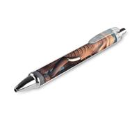 ERSTSNCK Elephants Red Black Ballpoint Pens Fine Point (0.5mm) Black Ink Pen Retractable Ball Point Pens with Comfortable Full Grip for Journaling, And Office Writing Ideal 1 PCS