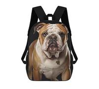 ERSTSNCK English Bulldog Laptop Backpack for Travel Work Cute Bookbag Computer Backpack Casual Daypack