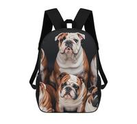 ERSTSNCK English Bulldogs Laptop Backpack for Travel Work Cute Bookbag Computer Backpack Casual Daypack