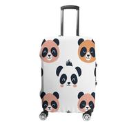 ERSTSNCK Flat Design Style Luggage Suitcase Covers Elastic Washable Cute Luggage Protector Travel Suitcase Protective Cover For Adult (Fit 19-32 Inch Luggages) X-Large, white, M, Flat Design Style