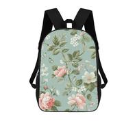 ERSTSNCK Floral Pattern Style Laptop Backpack for Travel Work Cute Bookbag Computer Backpack Casual Daypack