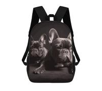 ERSTSNCK French Bulldog Laptop Backpack for Travel Work Cute Bookbag Computer Backpack Casual Daypack