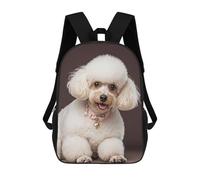 ERSTSNCK French Poodle Laptop Backpack for Travel Work Cute Bookbag Computer Backpack Casual Daypack