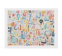 ERSTSNCK Fun Colorful Patterns Diamond Painting Kits for Adults 12"x16" 5D Diamond Art Kits for Beginners DIY Full Drill Round Diamonds Gem Art Crafts Painting for Home Wall Decor