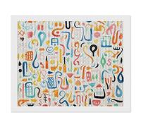 ERSTSNCK Fun Colorful Patterns Diamond Painting Kits for Adults 16"x20" 5D Diamond Art Kits for Beginners DIY Full Drill Round Diamonds Gem Art Crafts Painting for Home Wall Decor