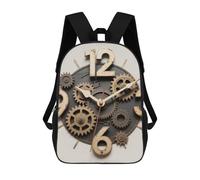 ERSTSNCK Gear Clock Laptop Backpack for Travel Work Cute Bookbag Computer Backpack Casual Daypack