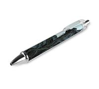 ERSTSNCK Ghost Castle Black Ballpoint Pens Fine Point (0.5mm) Black Ink Pen Retractable Ball Point Pens with Comfortable Full Grip for Journaling, And Office Writing Ideal 1 PCS
