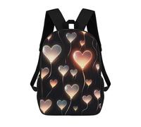 ERSTSNCK Glowing Heart Love Laptop Backpack for Travel Work Cute Bookbag Computer Backpack Casual Daypack