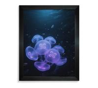 ERSTSNCK Glowing Jellyfish Diamond Painting Kits for Adults Blackwood 40 * 50cm 5D Diamond Art Kits for Beginners Large DIY Full Drill Round Diamonds Gem Art Crafts Painting for Home Wall Decor