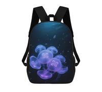 ERSTSNCK Glowing Jellyfish Laptop Backpack for Travel Work Cute Bookbag Computer Backpack Casual Daypack