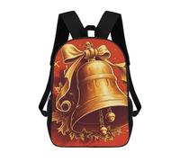 ERSTSNCK Golden Bell Laptop Backpack for Travel Work Cute Bookbag Computer Backpack Casual Daypack