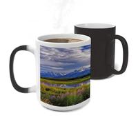 ERSTSNCK Grand Teton National Park Color Changing Mug Heat Changing Coffee Mug Funny Magic Cup Heat Sensitive Travel Mugs Novelty Coffee Cups Personalized Customized Gift for Men Women 11 Oz