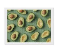 ERSTSNCK Green Pattern Diamond Painting Kits for Adults 12"x16" 5D Diamond Art Kits for Beginners DIY Full Drill Round Diamonds Gem Art Crafts Painting for Home Wall Decor