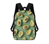ERSTSNCK Green Pattern Laptop Backpack for Travel Work Cute Bookbag Computer Backpack Casual Daypack