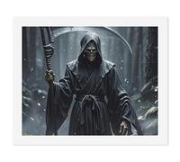 ERSTSNCK Grim Reaper Paint by Numbers for Adults Beginner 40x50cm DIY Painting Kit with HD Canvas & Acrylic Paints, Complete Crafts Set for Home Decor, Gifts, Stress Relief