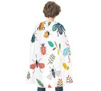 ERSTSNCK Halloween Cloak for Women Men Bright Insect Pattern Christmas Cape Aldult Costumes Cape for Cosplay Party