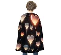 ERSTSNCK Halloween Cloak for Women Men Glowing Heart Love Christmas Cape Aldult Costumes Cape for Cosplay Party