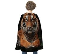 ERSTSNCK Halloween Cloak for Women Men With Tiger And Paws Christmas Cape Aldult Costumes Cape for Cosplay Party