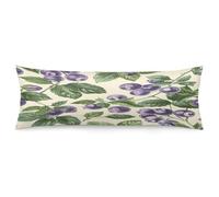 ERSTSNCK Hand Drawn Blueberries Body Pillow Pillowcase 20"x54" Lumbar Throw Pillow Covers with Hidden Zipper Breathable & Cozy Full Long Bodypillow Case Cover for Sleeping Bedroom Couch Sofa Decor