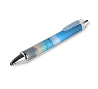 ERSTSNCK Hawaiian Beach With Palm Trees Black Ballpoint Pens Fine Point (0.5mm) Black Ink Pen Retractable Ball Point Pens with Comfortable Full Grip for Journaling, And Office Writing Ideal 1 PCS