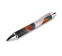 ERSTSNCK Hot Air Balloons Black Ballpoint Pens Fine Point (0.5mm) Black Ink Pen Retractable Ball Point Pens with Comfortable Full Grip for Journaling, And Office Writing Ideal 1 PCS