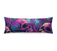 ERSTSNCK Human Hands and Bones Body Pillow Pillowcase 20"x54" Lumbar Throw Pillow Covers with Hidden Zipper Breathable & Cozy Full Long Bodypillow Case Cover for Sleeping Bedroom Couch Sofa Decor