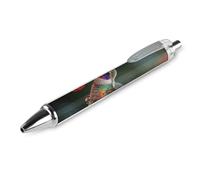 ERSTSNCK Hummingbird Hover Black Ballpoint Pens Fine Point (0.5mm) Black Ink Pen Retractable Ball Point Pens with Comfortable Full Grip for Journaling, And Office Writing Ideal 1 PCS