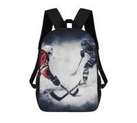 ERSTSNCK Ice Hockey Art Laptop Backpack for Travel Work Cute Bookbag Computer Backpack Casual Daypack