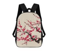 ERSTSNCK Japanese Floral Cherry Blossom Laptop Backpack for Travel Work Cute Bookbag Computer Backpack Casual Daypack