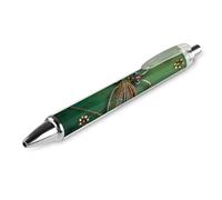 ERSTSNCK Jewel Dragonfly Black Ballpoint Pens Fine Point (0.5mm) Black Ink Pen Retractable Ball Point Pens with Comfortable Full Grip for Journaling, And Office Writing Ideal 1 PCS
