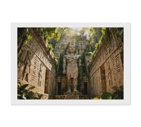 ERSTSNCK Jungle God Diamond Painting Kits for Adults 8"x12" 5D Diamond Art Kits for Beginners DIY Full Drill Round Diamonds Gem Art Crafts Painting for Home Wall Decor