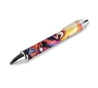 ERSTSNCK Jungle Sloth Black Ballpoint Pens Fine Point (0.5mm) Black Ink Pen Retractable Ball Point Pens with Comfortable Full Grip for Journaling, And Office Writing Ideal 1 PCS