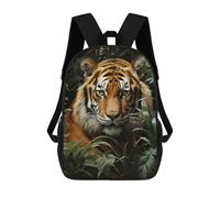 ERSTSNCK Jungle Tiger Laptop Backpack for Travel Work Cute Bookbag Computer Backpack Casual Daypack