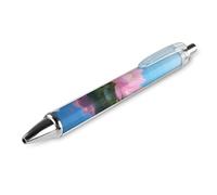 ERSTSNCK Lake Floating Black Ballpoint Pens Fine Point (0.5mm) Black Ink Pen Retractable Ball Point Pens with Comfortable Full Grip for Journaling, And Office Writing Ideal 1 PCS