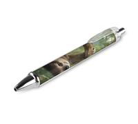 ERSTSNCK Lazy Sloth Black Ballpoint Pens Fine Point (0.5mm) Black Ink Pen Retractable Ball Point Pens with Comfortable Full Grip for Journaling, And Office Writing Ideal 1 PCS