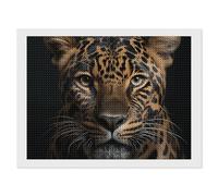 ERSTSNCK Leopard Diamond Painting Kits for Adults 12"x16" 5D Diamond Art Kits for Beginners DIY Full Drill Round Diamonds Gem Art Crafts Painting for Home Wall Decor