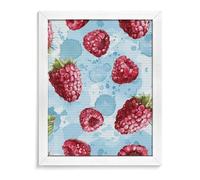 ERSTSNCK Light Blue Pattern Diamond Painting Kits for Adults White Wood 40 * 50cm 5D Diamond Art Kits for Beginners Large DIY Full Drill Round Diamonds Gem Art Crafts Painting for Home Wall Decor