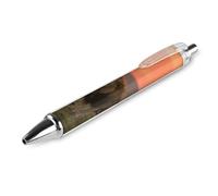 ERSTSNCK Lion on African Savannah Black Ballpoint Pens Fine Point (0.5mm) Black Ink Pen Retractable Ball Point Pens with Comfortable Full Grip for Journaling, And Office Writing Ideal 1 PCS