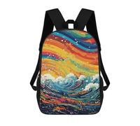 ERSTSNCK Lively Sea View Laptop Backpack for Travel Work Cute Bookbag Computer Backpack Casual Daypack
