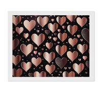 ERSTSNCK Love Heart Diamond Painting Kits for Adults 16"x20" 5D Diamond Art Kits for Beginners DIY Full Drill Round Diamonds Gem Art Crafts Painting for Home Wall Decor