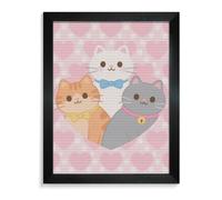 ERSTSNCK Lovely Cat Pattern Diamond Painting Kits for Adults Blackwood 40 * 50cm 5D Diamond Art Kits for Beginners Large DIY Full Drill Round Diamonds Gem Art Crafts Painting for Home Wall Decor