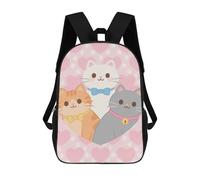 ERSTSNCK Lovely Cat Pattern Laptop Backpack for Travel Work Cute Bookbag Computer Backpack Casual Daypack